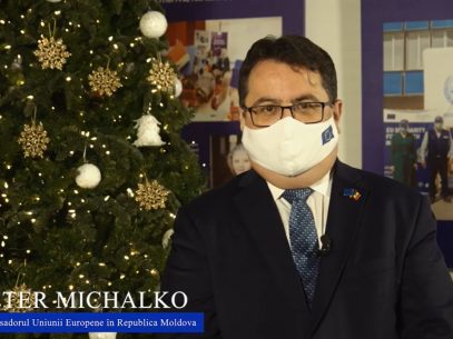 VIDEO/ Mesajul de Crăciun al ambasadorului UE la Chișinău: „Să fim mai responsabili pentru a-i proteja pe cei dragi”
