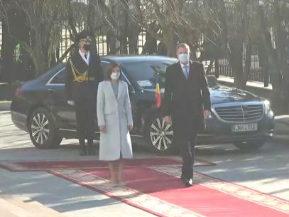 VIDEO/ Președintele Iohannis a ajuns la Chișinău