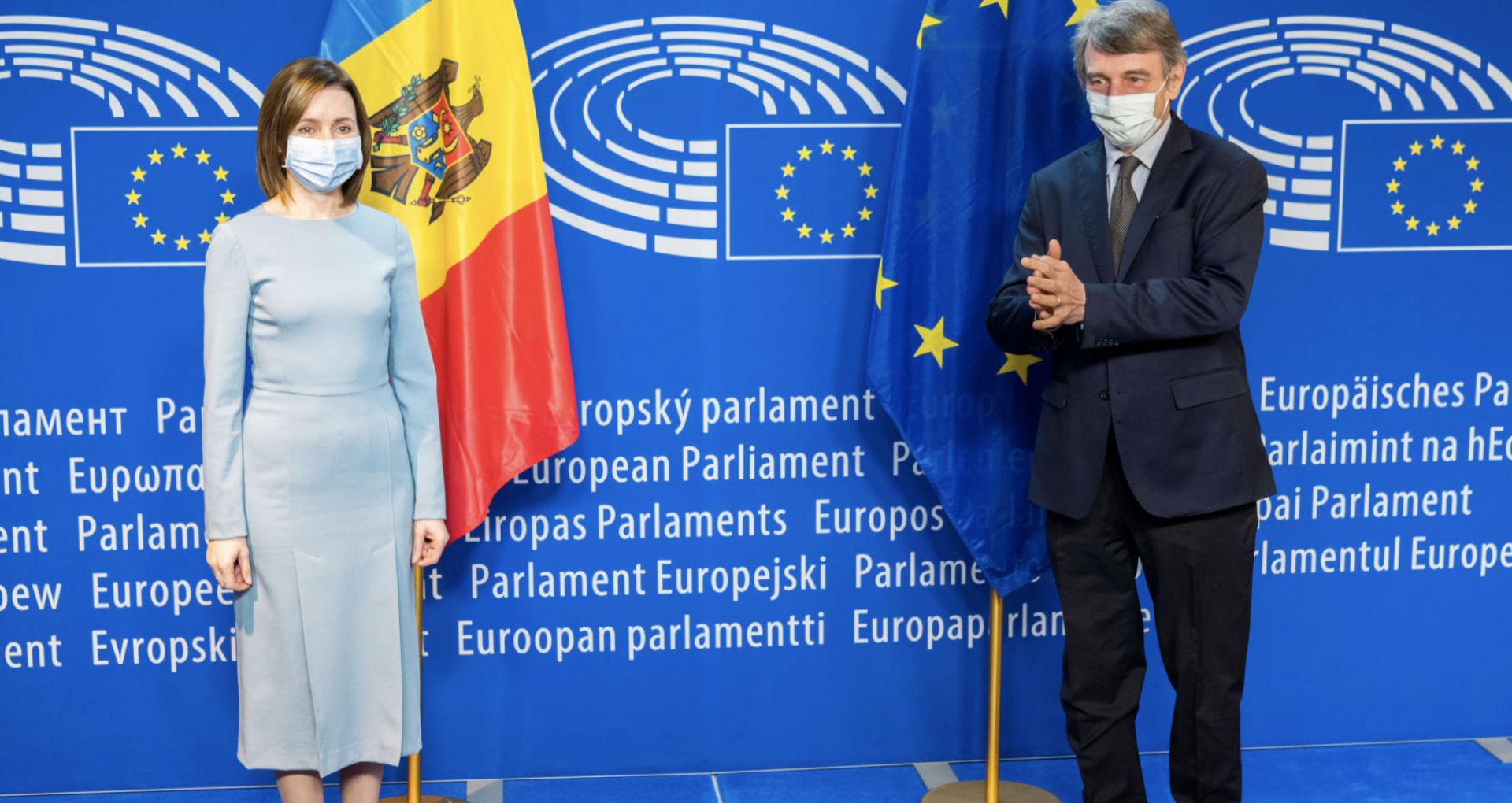 Maia Sandu a avut o întrevedere cu Președintele Parlamentului European, David Sassoli: Am abordat evoluțiile politice interne și reformele planificate pe agenda europeană