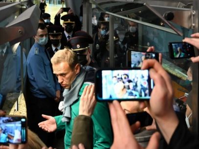 GALERIE FOTO/ Reținerea lui Navalny la întoarcerea în Rusia. Cronologia evenimentelor