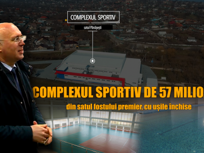 VIDEO/ Complex sportiv de 57 de milioane în satul fostului premier Filip — „problemă moștenită” de noua administrație de la Strășeni