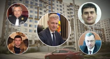 Colaj ZdG: Victor Micu, președintele Comisiei de selecție, pe mijloc, și patru magistrați beneficiari de apartamente la preț preferențial