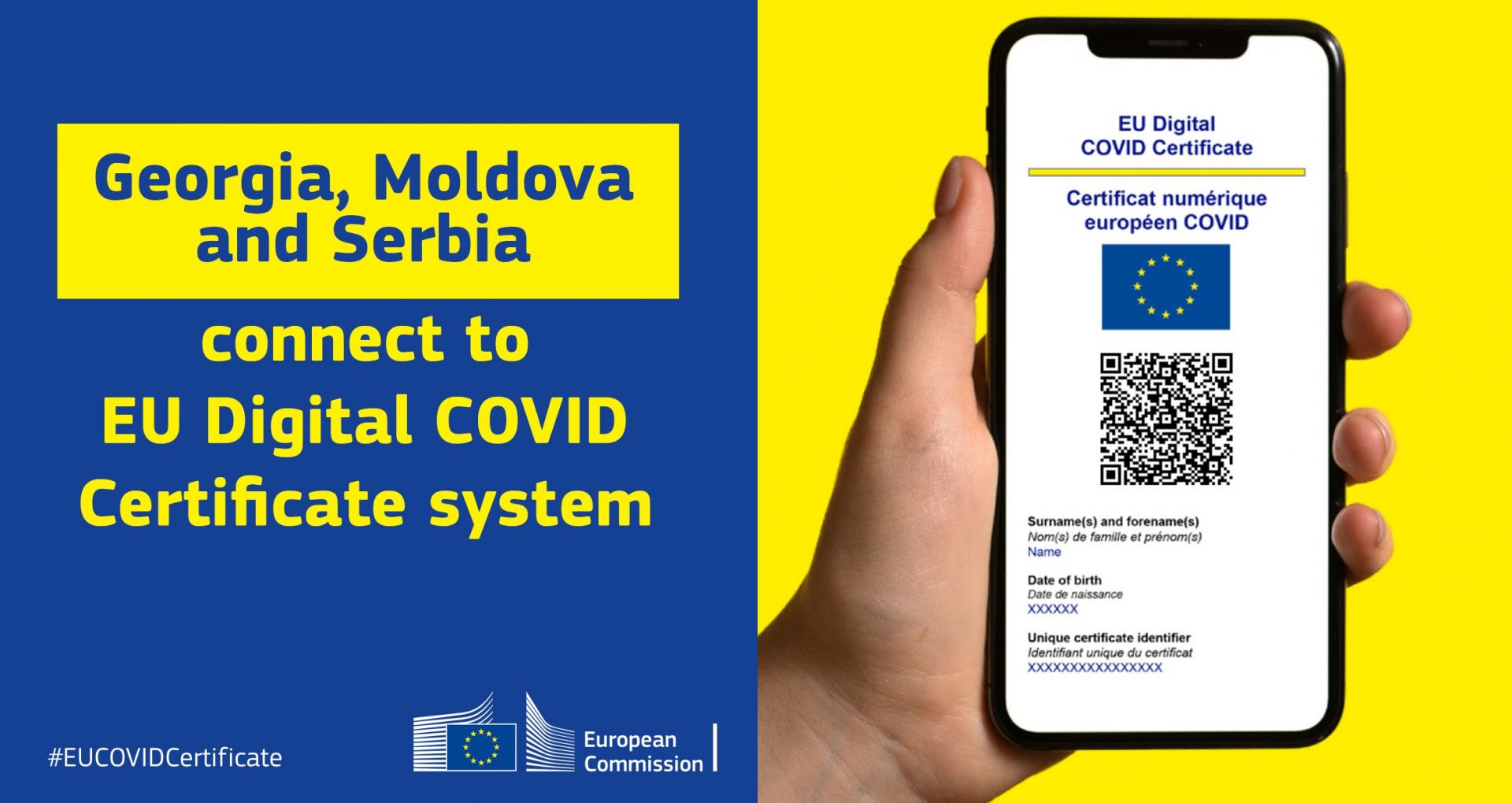 DOC/ Certificatele COVID-19 emise de R. Moldova sunt echivalente cu certificatul digital COVID al UE