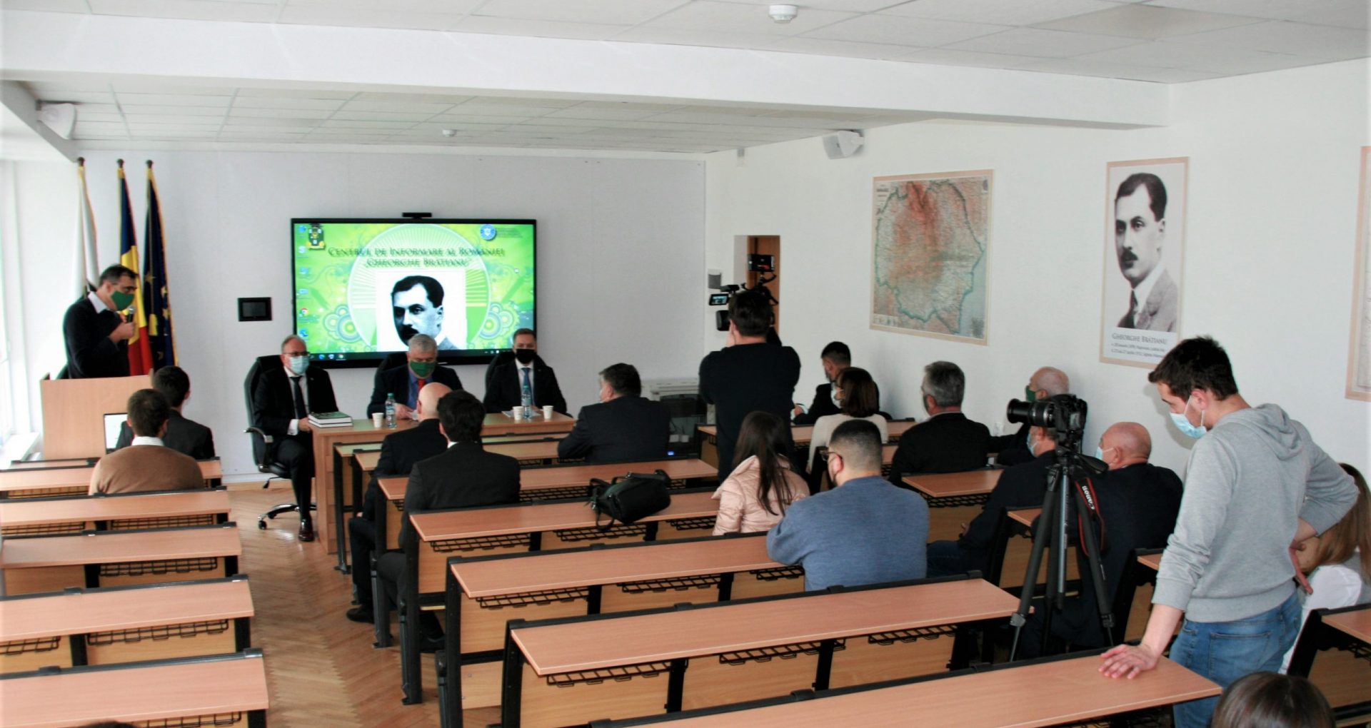 La USM a fost inaugurat Centrul de Informare a României „Gheorghe Brătianu”