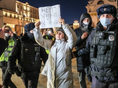 Noi proteste în 29 de orașe din Rusia față de războiul purtat împotriva Ucrainei