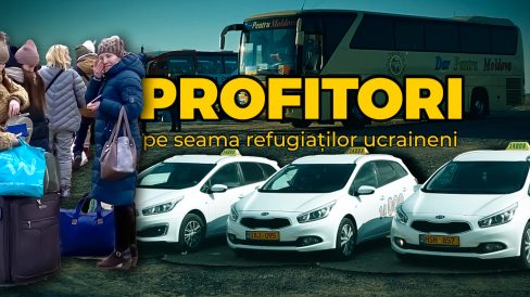 VIDEO/ „Hai să facem o înțelegere. Cauți să mă încarci pe mine, cu 120 (de euro – n.r.) mașina. 15 sunt ai tăi”. Cine și cum face bani pe seama refugiaților ucraineni la Vama Palanca