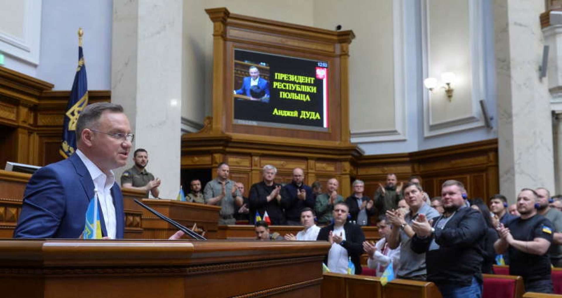Andrzej Duda, discurs în Parlamentul de la Kiev: „Nu voi avea odihnă până când Ucraina nu va deveni membră a UE”