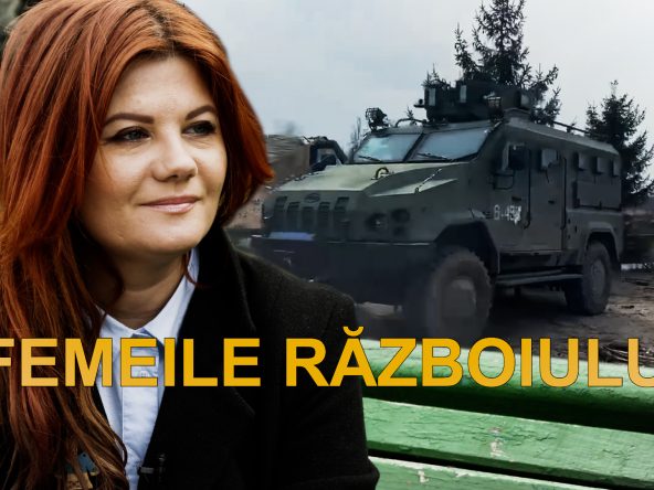 VIDEO/ Femeile războiului. Viorica Tătaru, jurnalistă: „În război nu există femei și bărbați, toți sunt deopotrivă – luptători, voluntari și vor să își ajute țara”