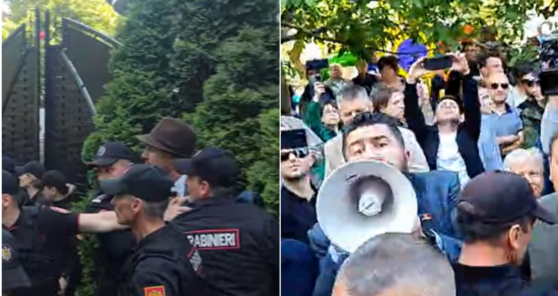 VIDEO/ Liderul Partidului Democrația Acasă Vasile Costiuc și consilierul municipal din partea PSRM Dinari Cojocaru s-au luat la pumni în fața casei ex-președintelui R. Moldova, socialistul Igor Dodon