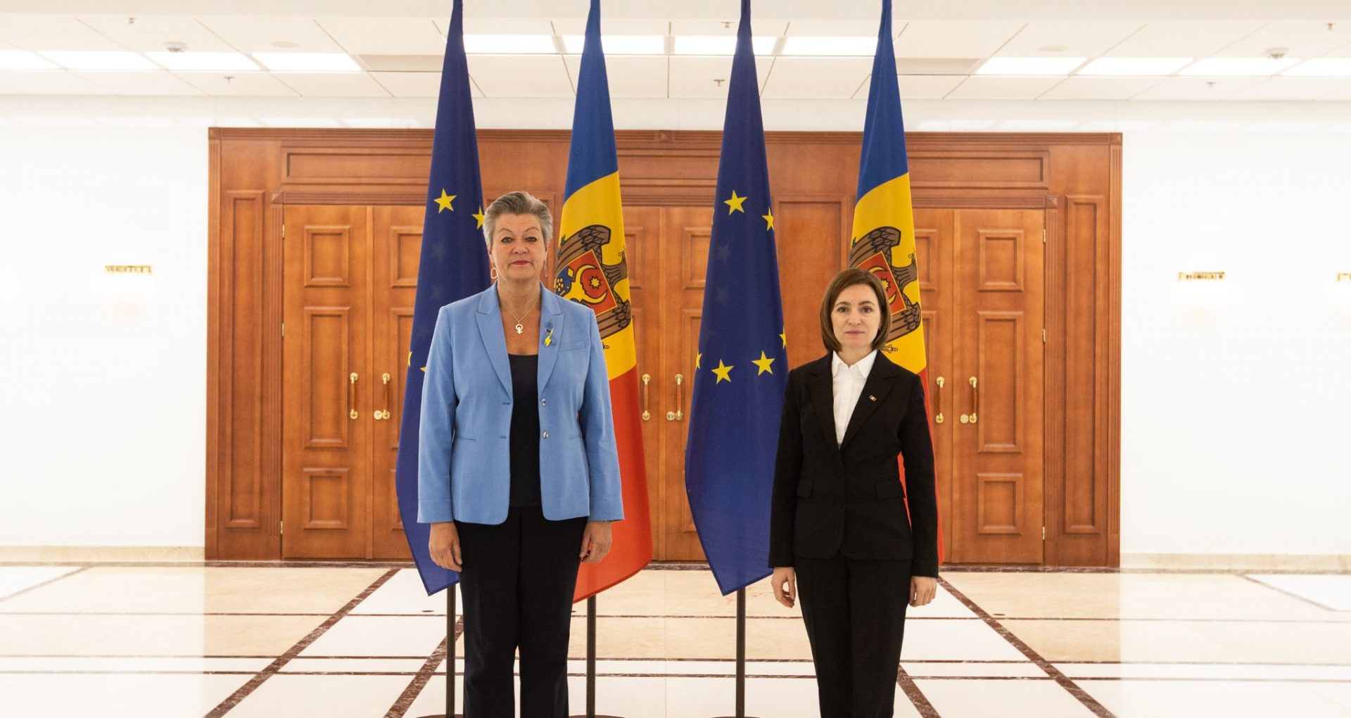 Situația de securitate din regiune în contextul războiului din Ucraina și valul de refugiați – subiectele discutate de președinta Sandu cu Ilva Johansson, comisara europeană pentru Afaceri Interne