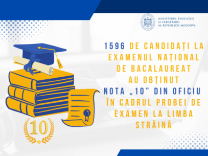 Ministerul Educației, despre candidații la examenul național de bacalaureat care au obținut nota 10 din oficiu