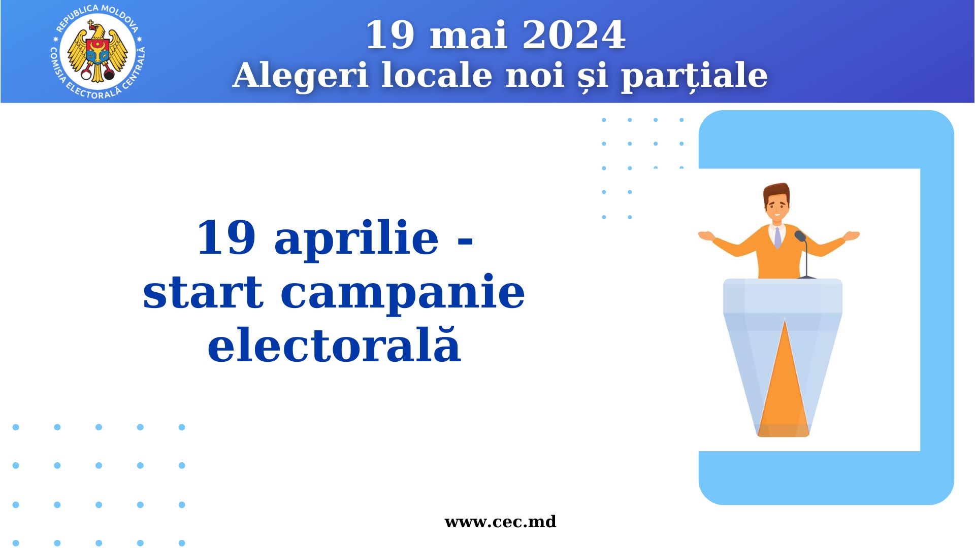A fost dat startul campaniei electorale pentru alegerile locale noi și