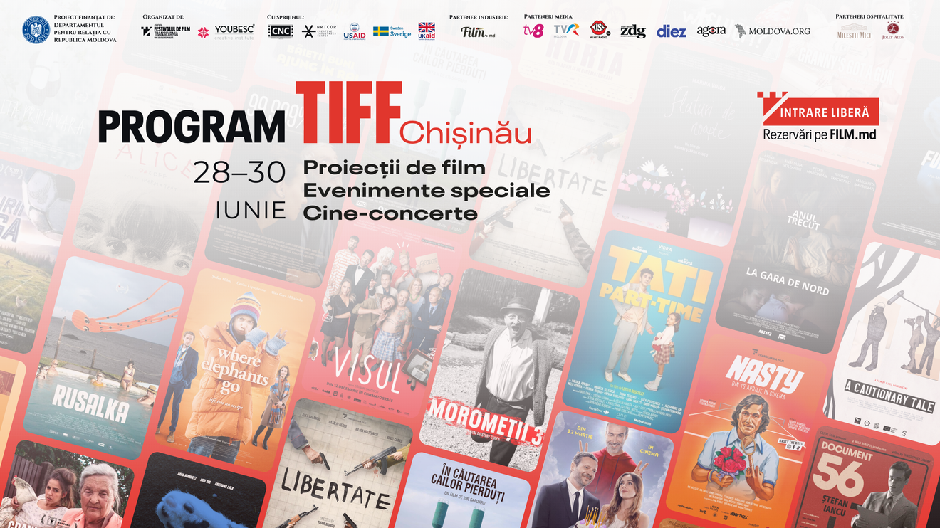 Programul TIFF Chișinău 2024 Filme premiate și invitați de renume