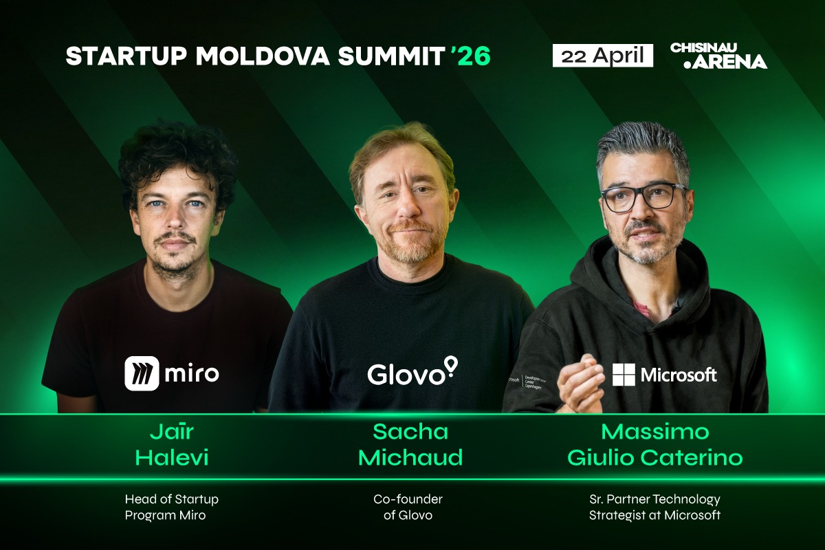 Fondatorii submersibilului Titan, ai aplicațiilor globale, investitori și creatori de soluții AI – pe scena Startup Moldova Summit 2026