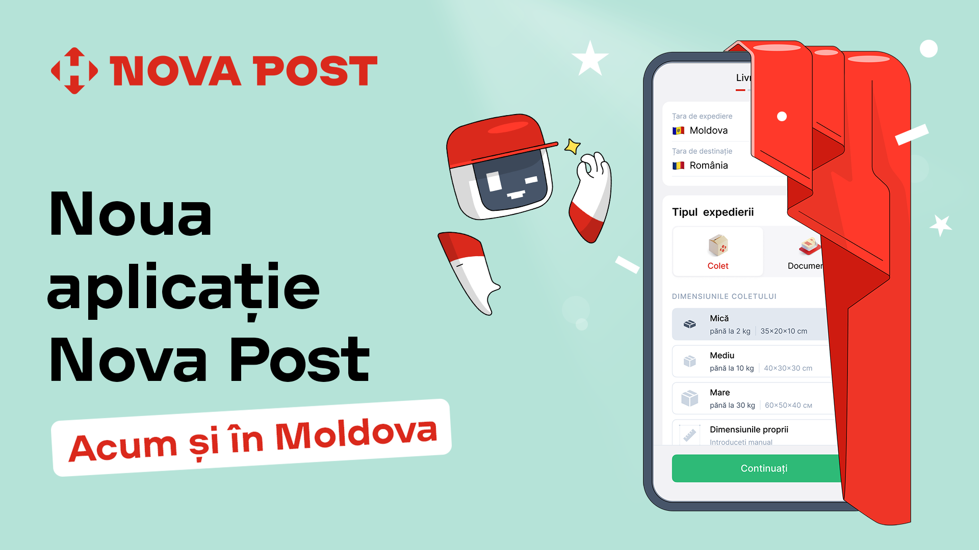 Nova Post lansează în Moldova o nouă aplicație mobilă