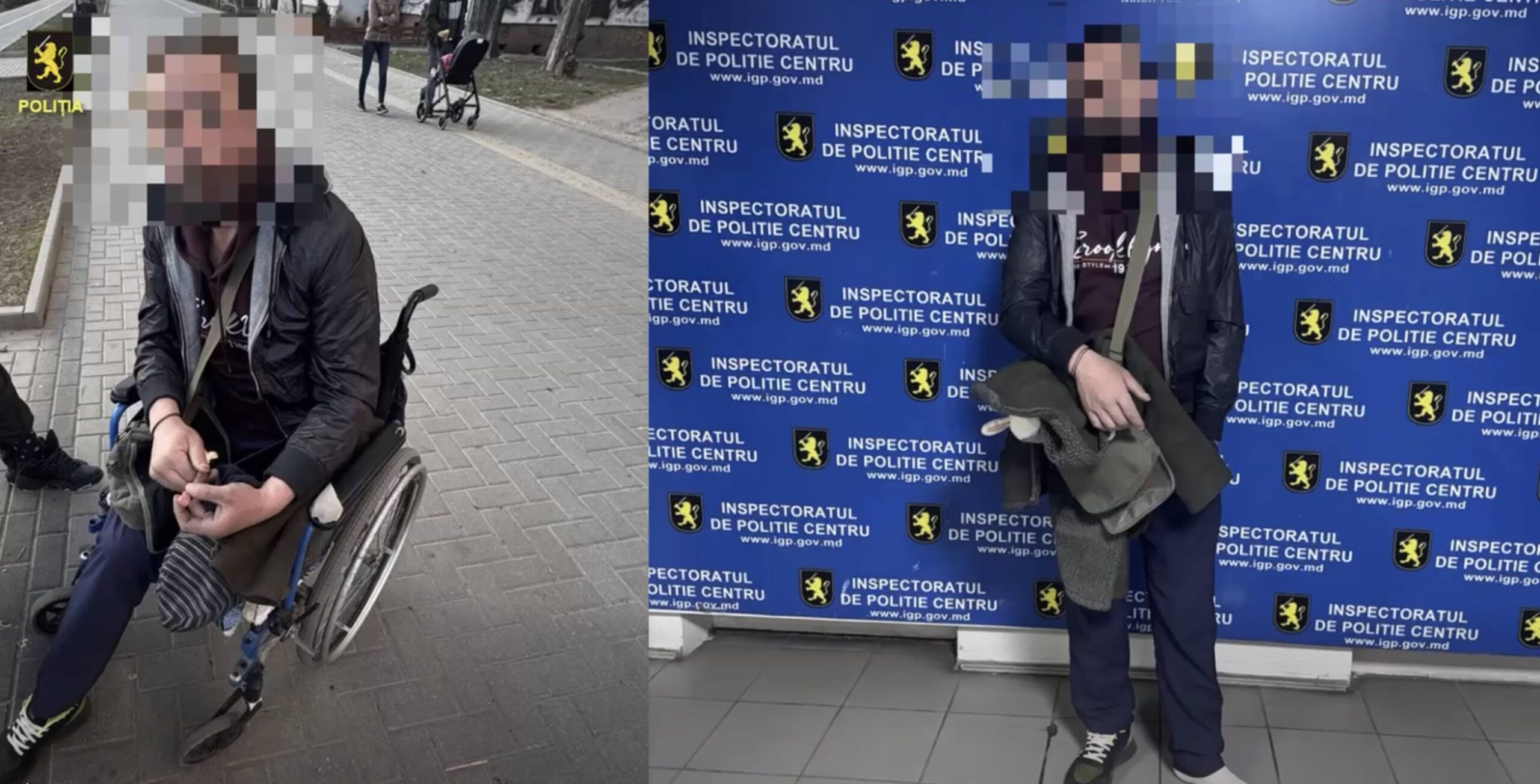VIDEO/ „Că așa”. Explicațiile unui bărbat care cerșea în sectorul Centru al capitalei, pretinzând că are grad de dizabilitate