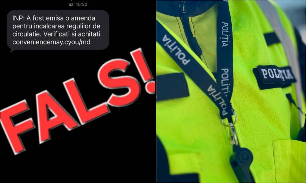 Poliția: SMS-uri și apeluri de la persoane care se dau drept polițiști, pentru a induce în eroare cetățenii că ar fi comis încălcări rutiere