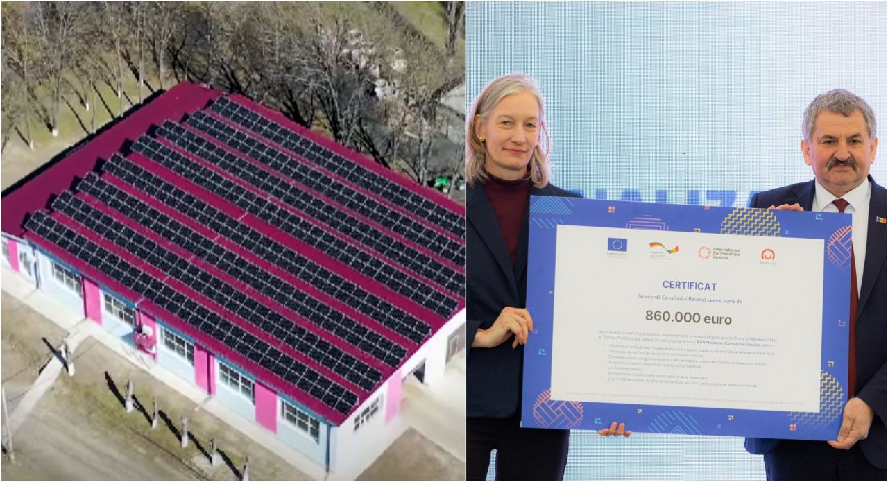 MIDR: A fost finalizat un proiect de 860 de mii de euro pentru infrastructura din localitățile din raionul Leova