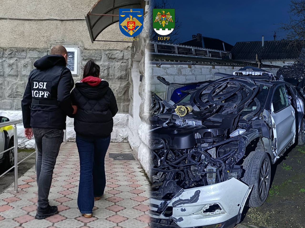 Contrabandă cu mașini, cu un prejudiciu de 5 milioane de lei. Opt reținuți, dintre care patru sunt funcționari publici