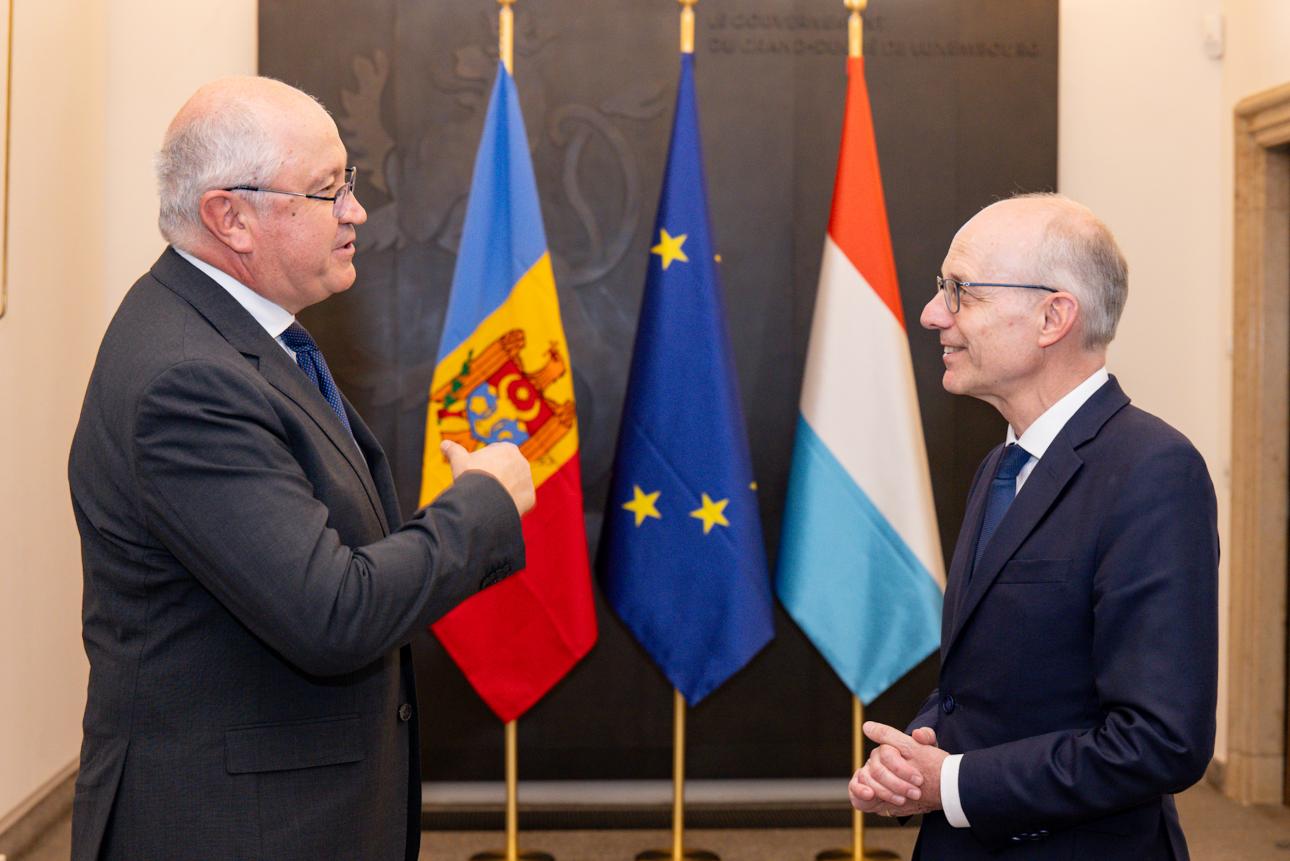 Luxemburgul își reconfirmă susținerea pentru reformele și integrarea europeană a R. Moldova. Alexandru Munteanu s-a întâlnit cu premierul Luc Frieden