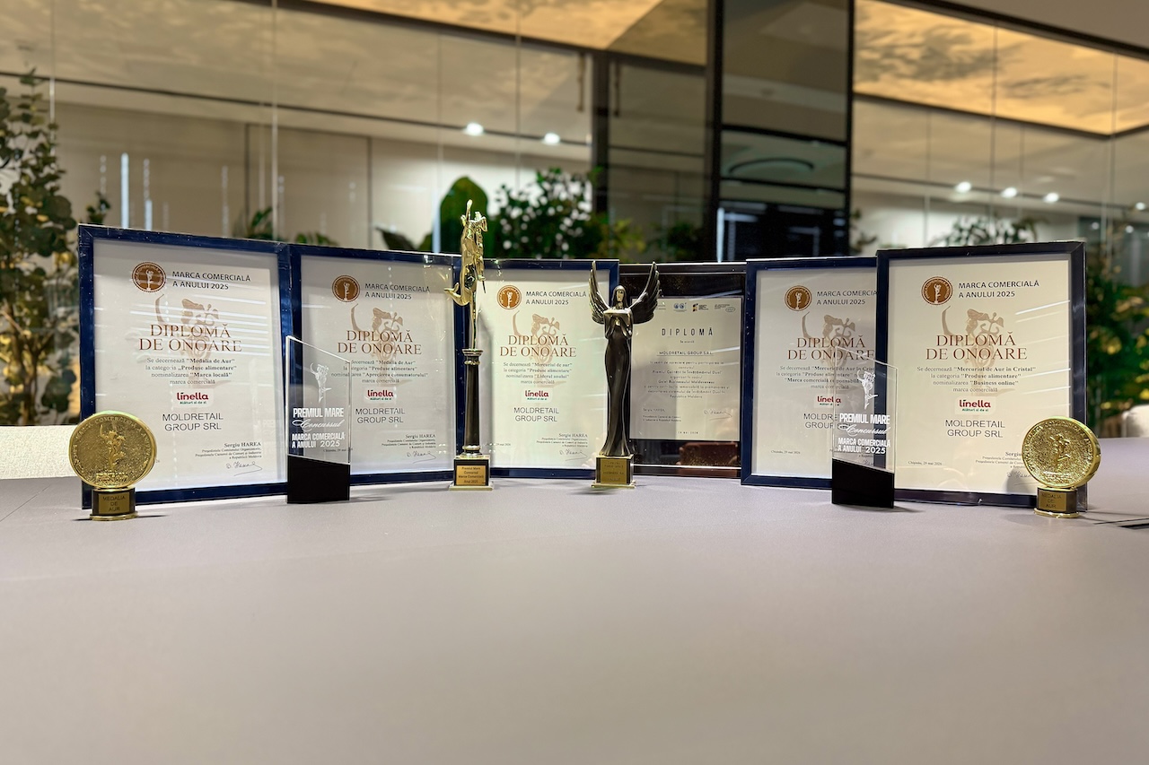 Linella, premiată cu 6 distincții în cadrul concursului „Marca Comercială a Anului 2025”