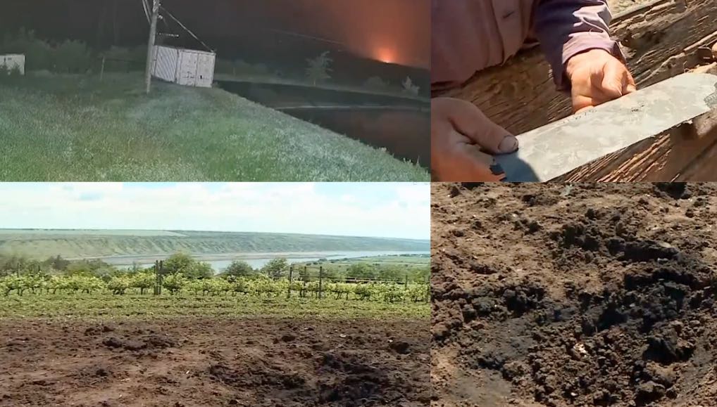 Proprietarul terenului unde a explodat drona cere despăgubir