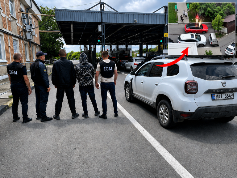 Cei doi străini care au dat artificii dintr-o mașină, printre blocuri în capitală, au fost expulzați din țară