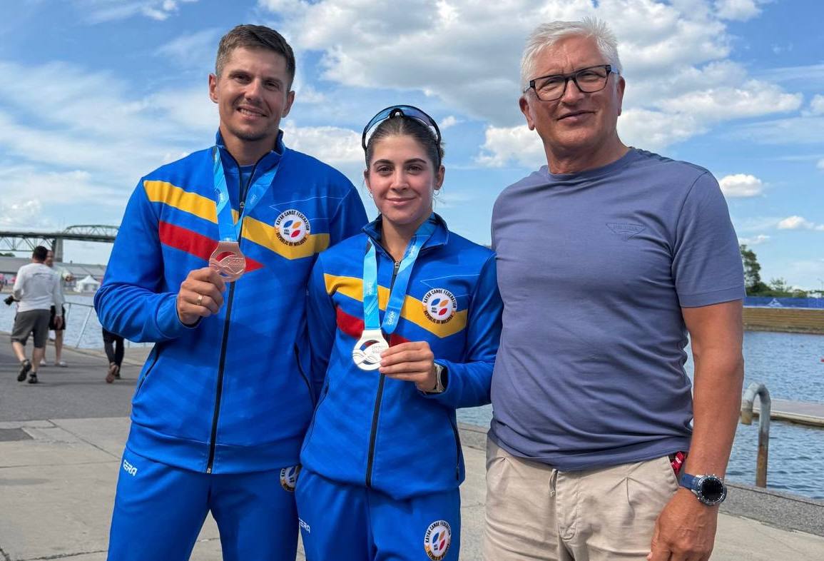 Canoiștii moldoveni Elena Glizan și Serghei Tarnovschi au cucerit două medalii la Cupa Mondială de la Montreal