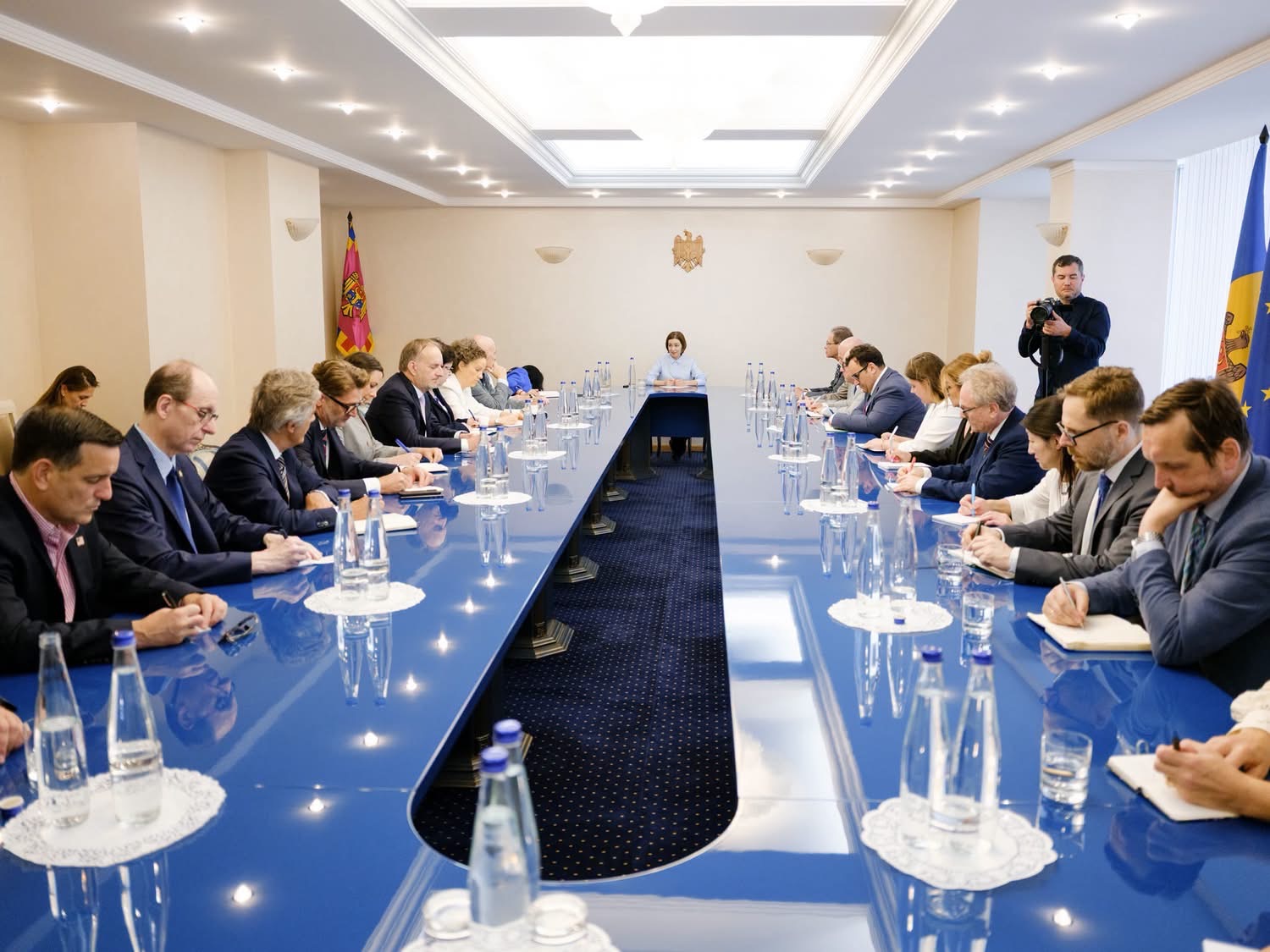Agenda europeană a R. Moldova, discutată la Președinție cu ambasadorii statelor membre ale UE și ale G7 acreditați în Republica Moldova