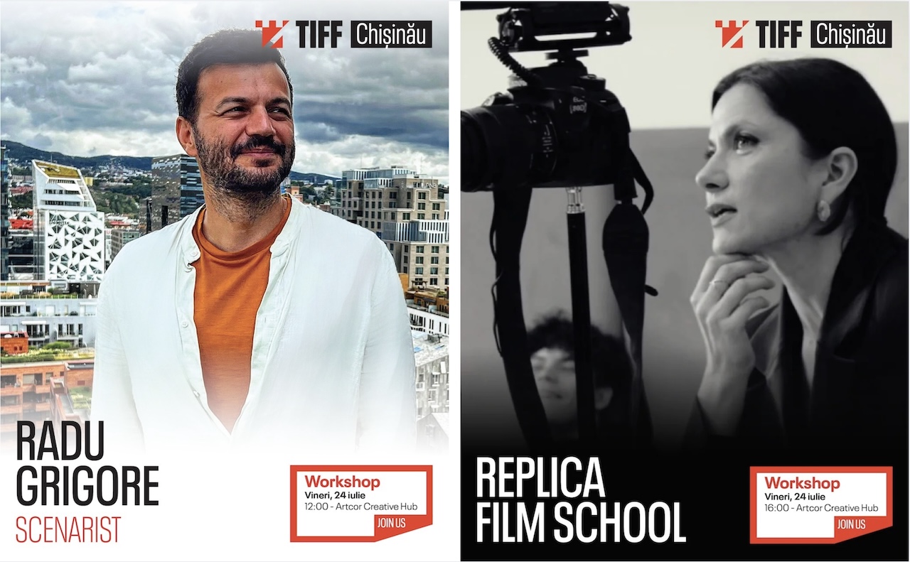 De la producție și imagine de film la actorie: TIFF Chișinău anunță programul de workshop-uri și masterclass-uri