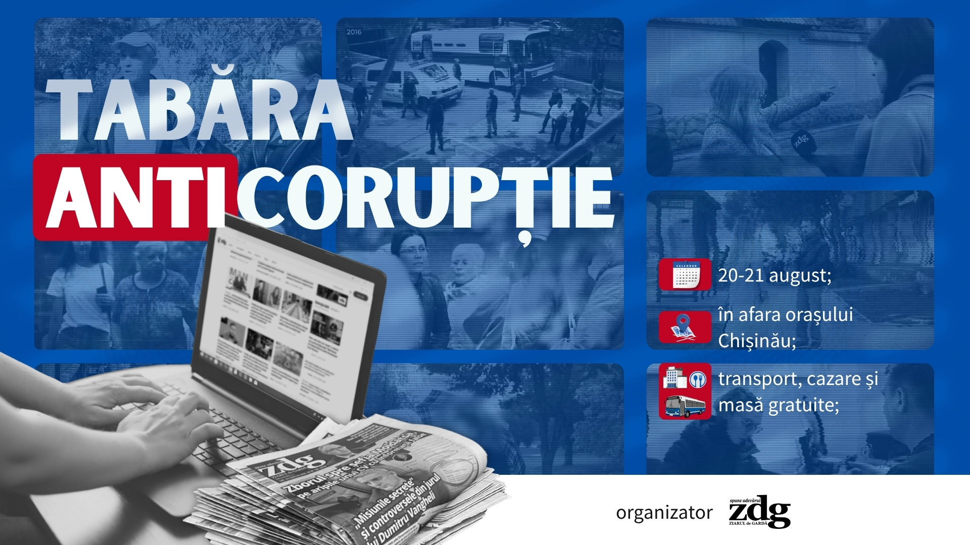 Ziarul de Gardă te invită să te înscrii la Tabăra anticorupție 2026