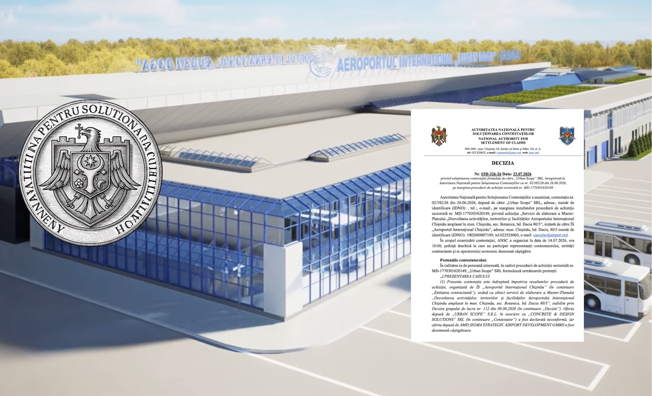 ANSC obligă Aeroportul să reevalueze ofertele depuse la licitația pentru elaborarea Master Planului, după admiterea unei contestații și anularea deciziei de atribuire a contractului
