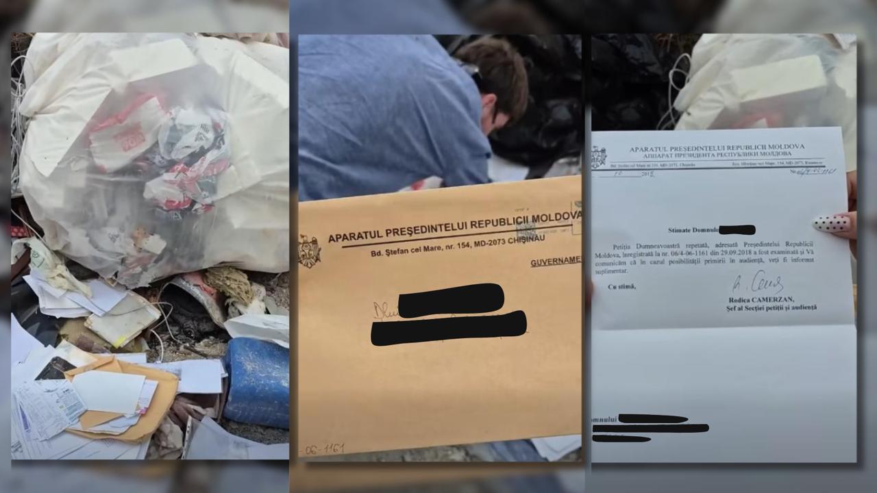 Președinția, despre documentele cu însemnele instituției găsite la o gunoiște: „Corespondență care a părăsit circuitul instituției și a ajuns la destinatar”