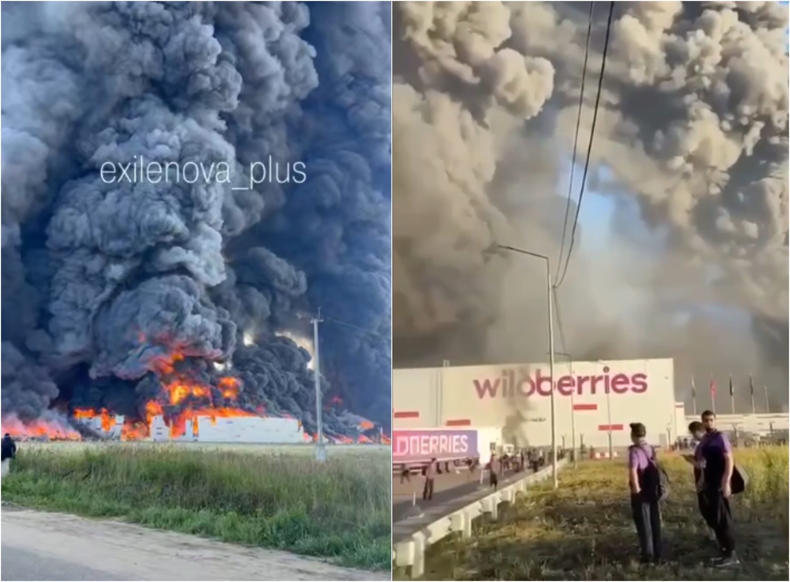 VIDEO/ Incendiu în regiunea Moscovei, fun dens în capitală și zeci de răniți: consecințele atacului masiv al Ucrainei asupra Rusiei