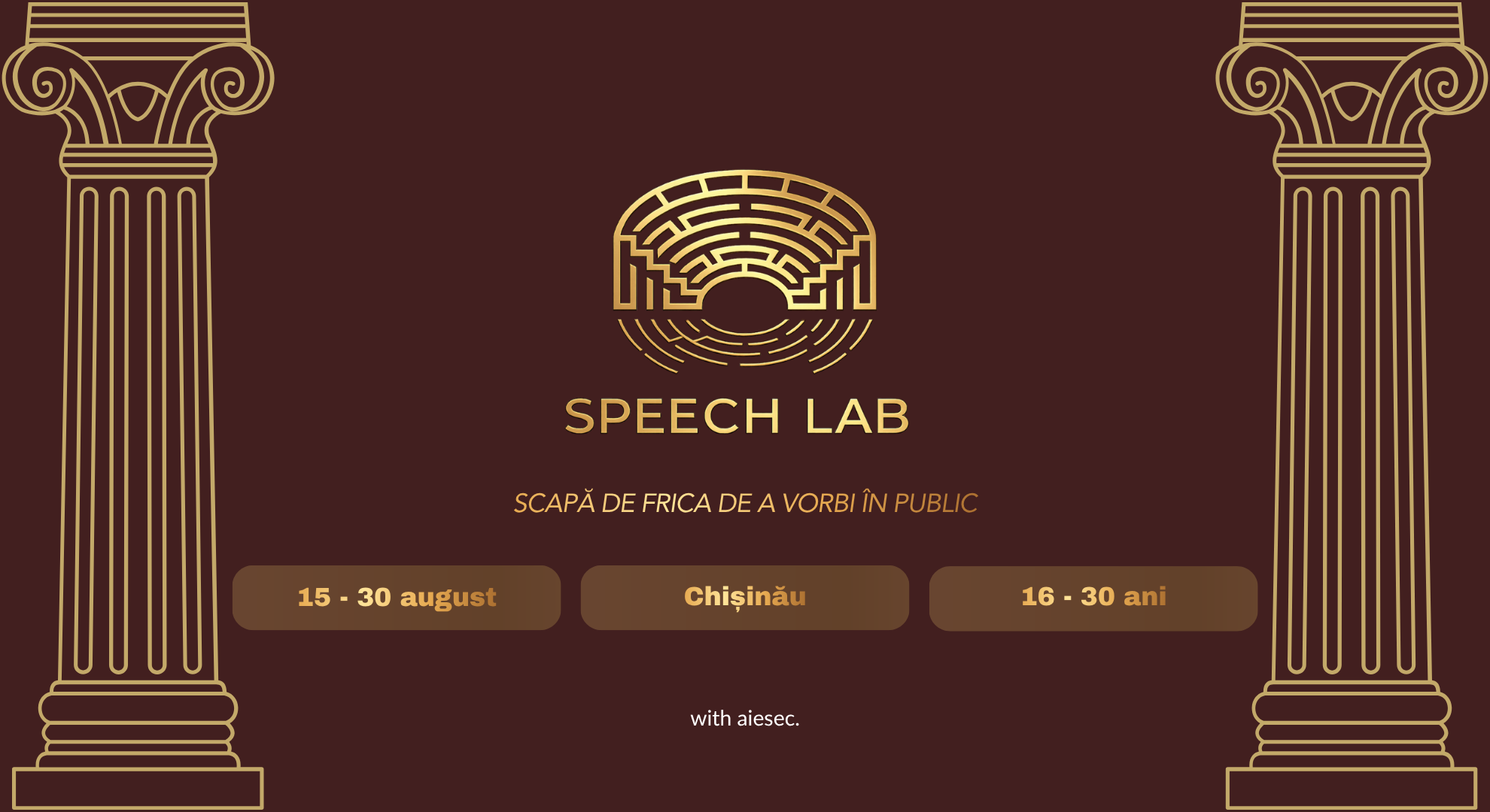 SPEECH LAB 2026: Tinerii între 16 și 30 de ani sunt invitați să-și dezvolte abilitățile de public speaking