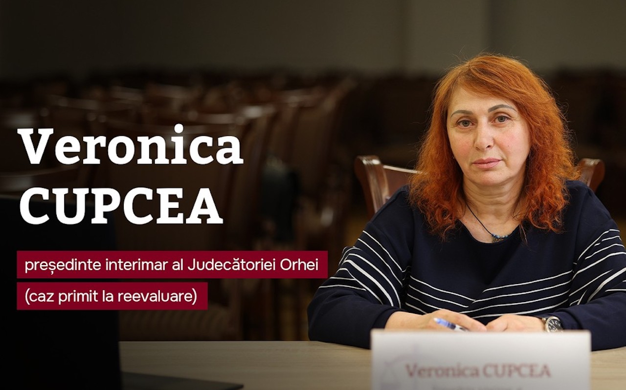 Magistrata Veronica Cupcea promovează reevaluarea după ce CSM a respins pentru a doua oară raportul Comisiei de Evaluare