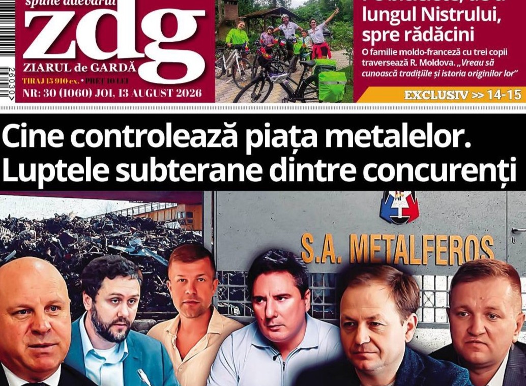 Citiți joi în ZdG: Cine controlează piața metalelor. Luptele subterane dintre concurenți